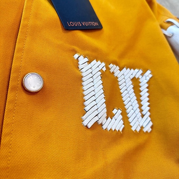 Louis Vuitton Yellow West Leather Sleeve Jacket - Picture 5 of 12